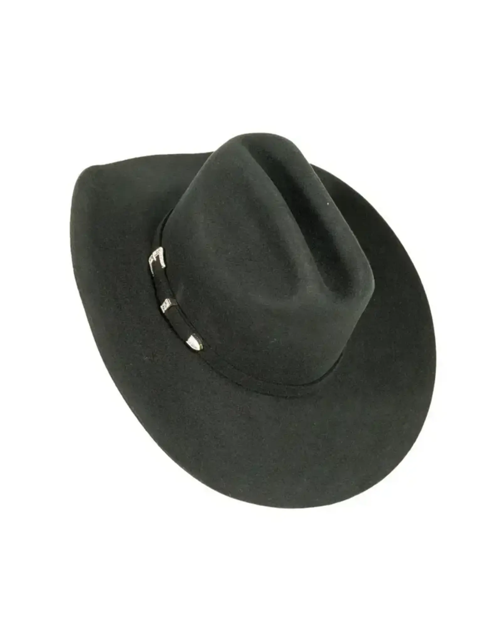 HAT COWBOY 100% WOOL FELT BLACK