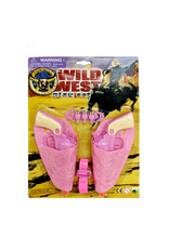 TOY GUN SET WILD WEST IN PINK