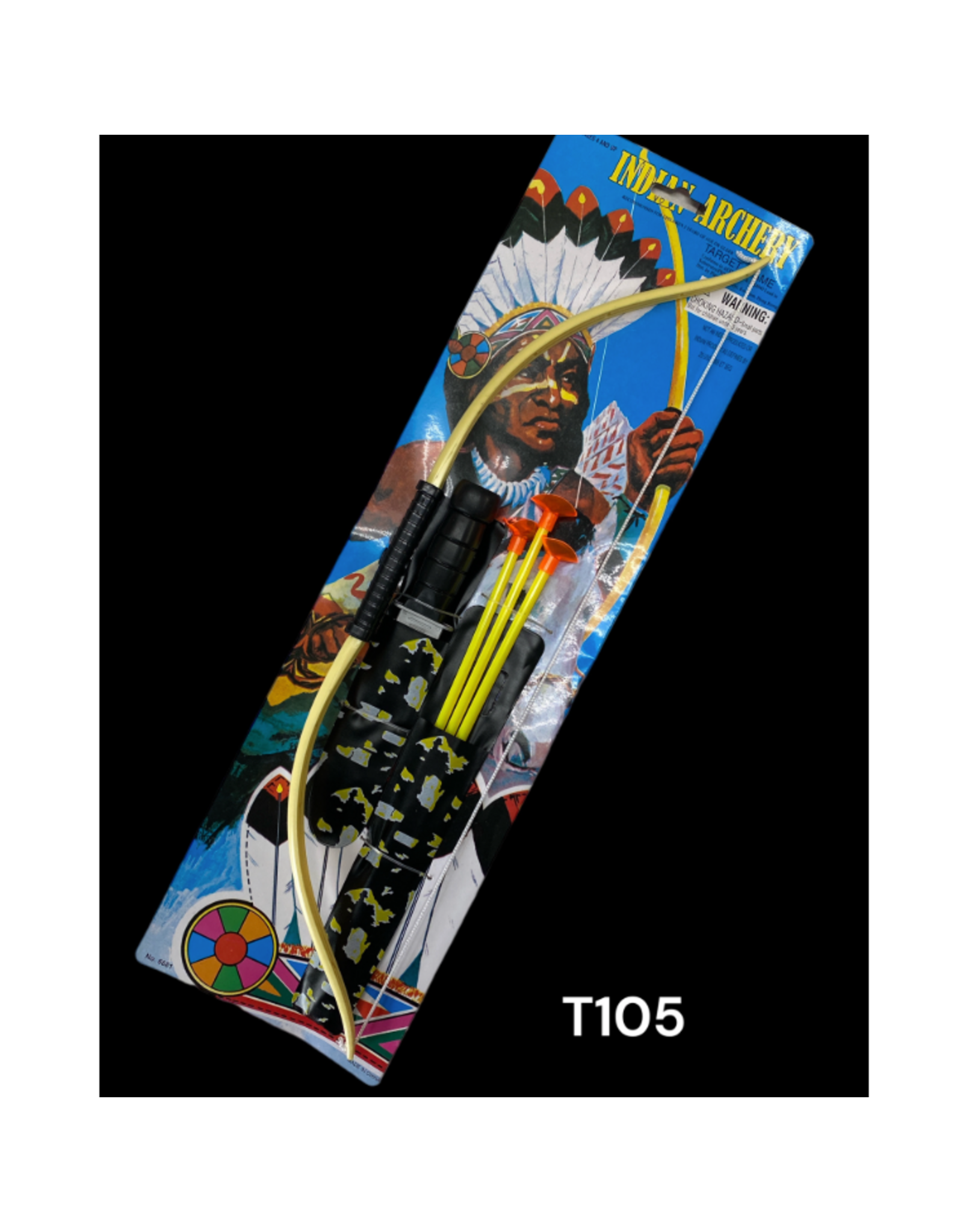 TOY BOW & ARROW TARGET SET