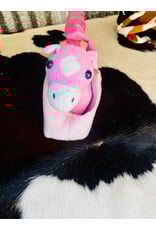 TOY PINK PLUSH PONY IN PINK CARRY PURSE