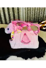 TOY PINK PLUSH PONY IN PINK CARRY PURSE