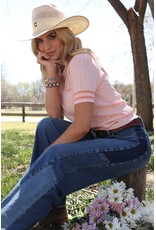 SHIRT WMS POLO KNIT PINK