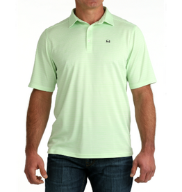 CINCH SHIRT MNS S/S POLO GREEN ARENAFLEX