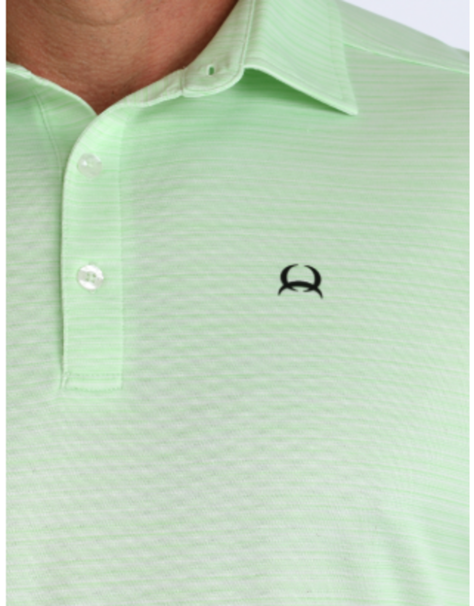 CINCH SHIRT MNS S/S POLO GREEN ARENAFLEX