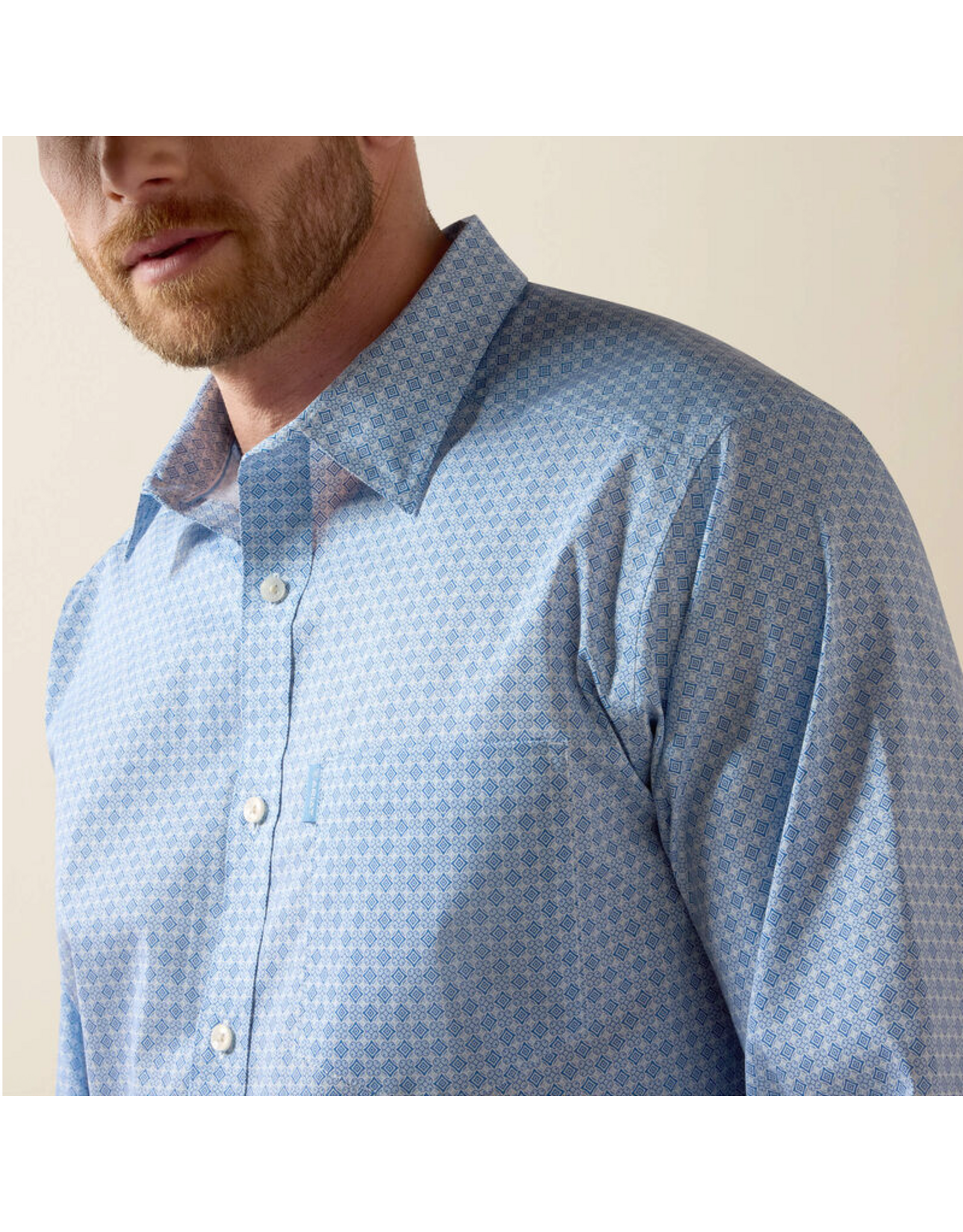 SHIRT MNS ARIAT BLISSFUL BLUE MEDALLION