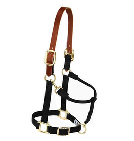 WEAVER BREAKAWAY ADJUSTABLE HALTER,BLACK
