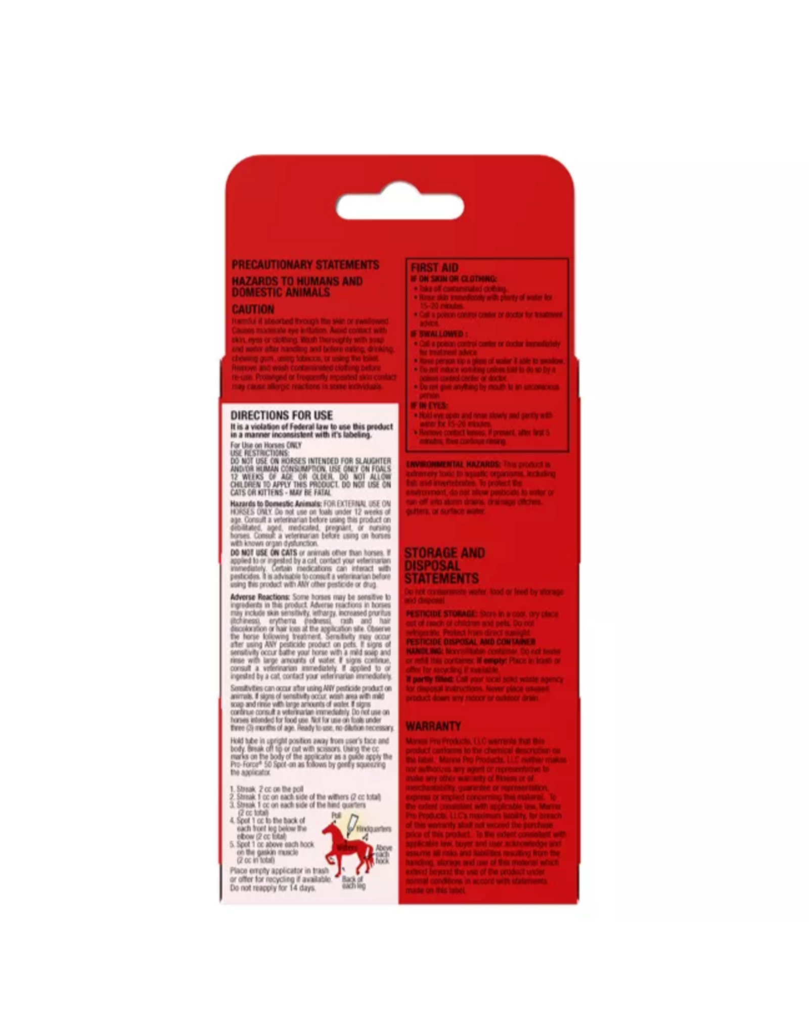 PRO FORCE SPOT-ON 6CT