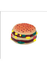 DOG TOY RUBBER HAMBURGER 2.5"