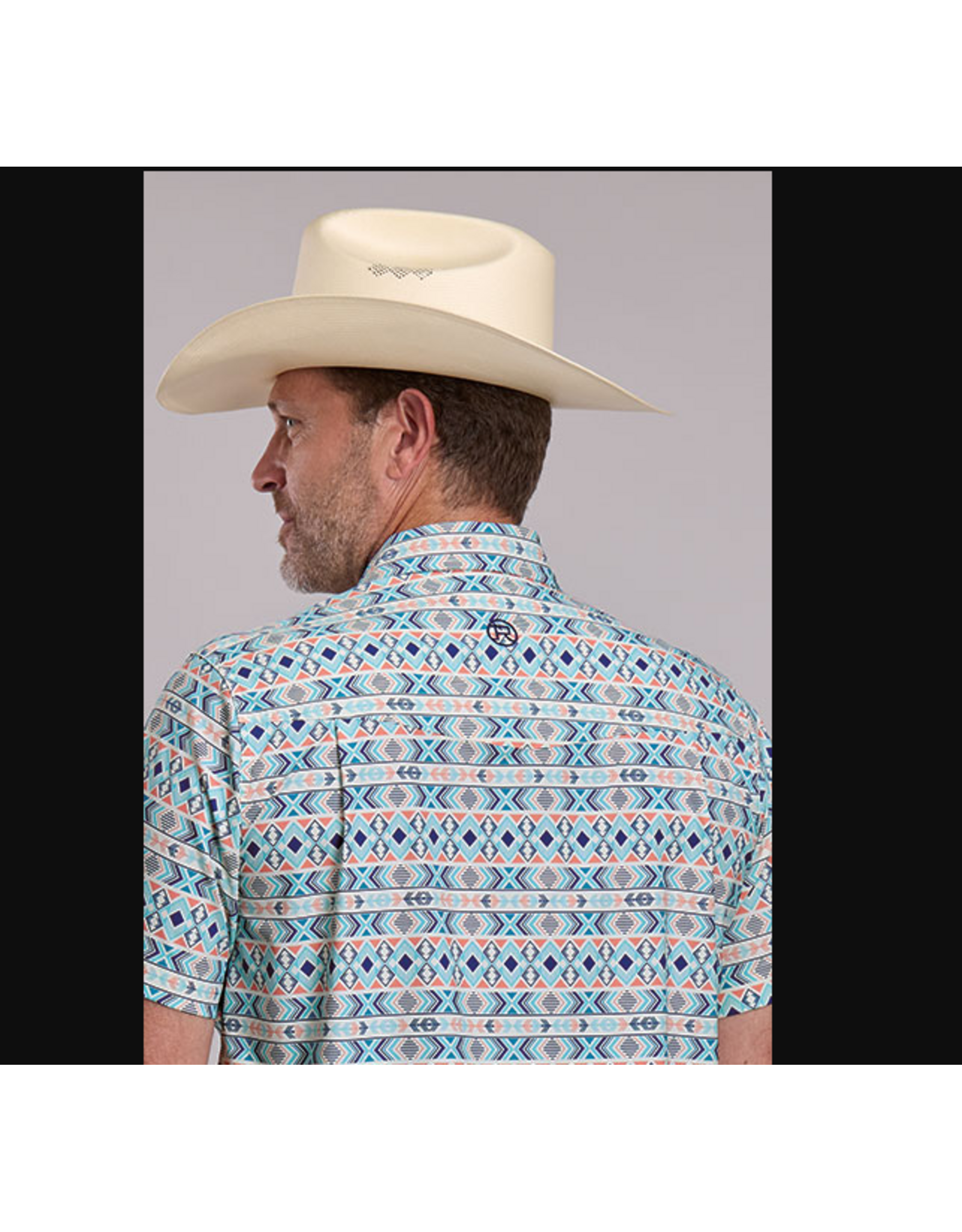 ROPER SHIRT MNS ROPER S/S HORIZONTAL AZTEC