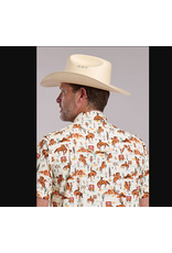 ROPER SHIRT MENS ROPER S/S VINTAGE COWBOY PRINT