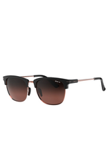 BEX SUNGLASSES KNOX XL ROSE GOLD BROWN RADIANT