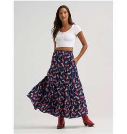 MAXI SKIRT WMS WRANGLER BLUE WITH BOOTS