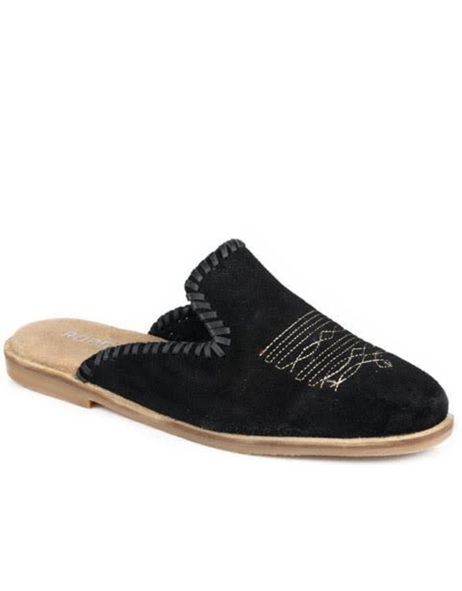 ROPER SHOES ROPER MULE SUEDE BOOT STITCH