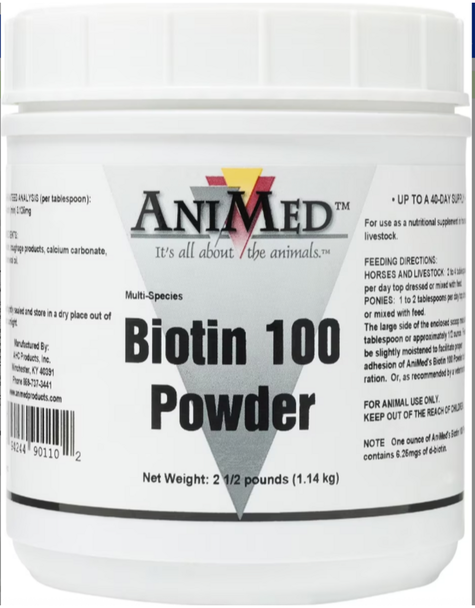 BIOTIN 100 POWDER 2.5 LB