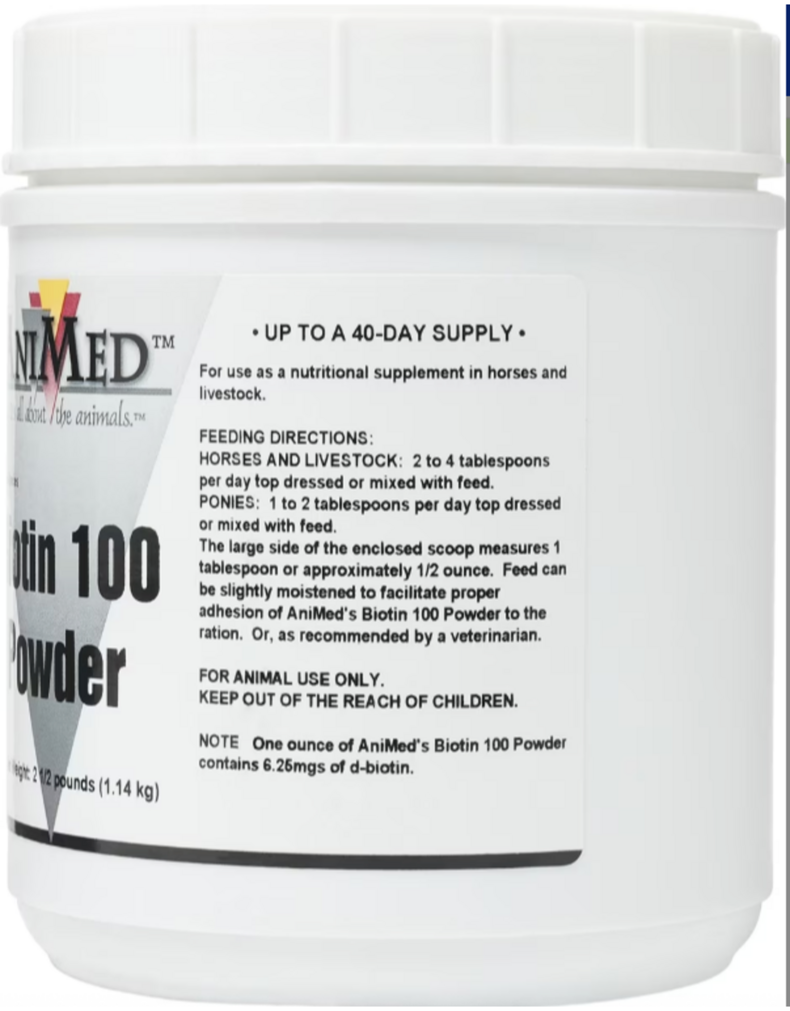 BIOTIN 100 POWDER 2.5 LB