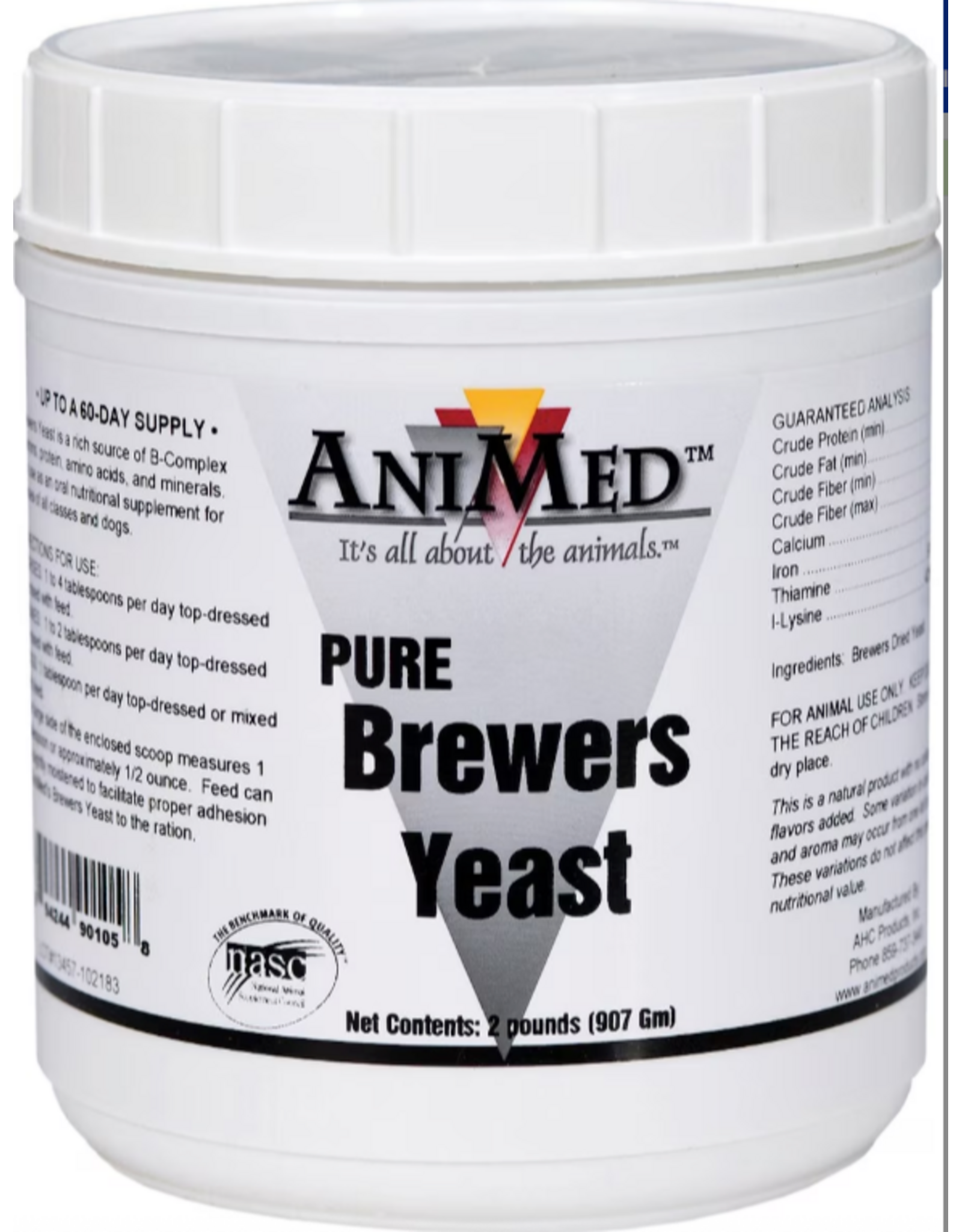 PURE BREWERS YEAST 2 PDS.