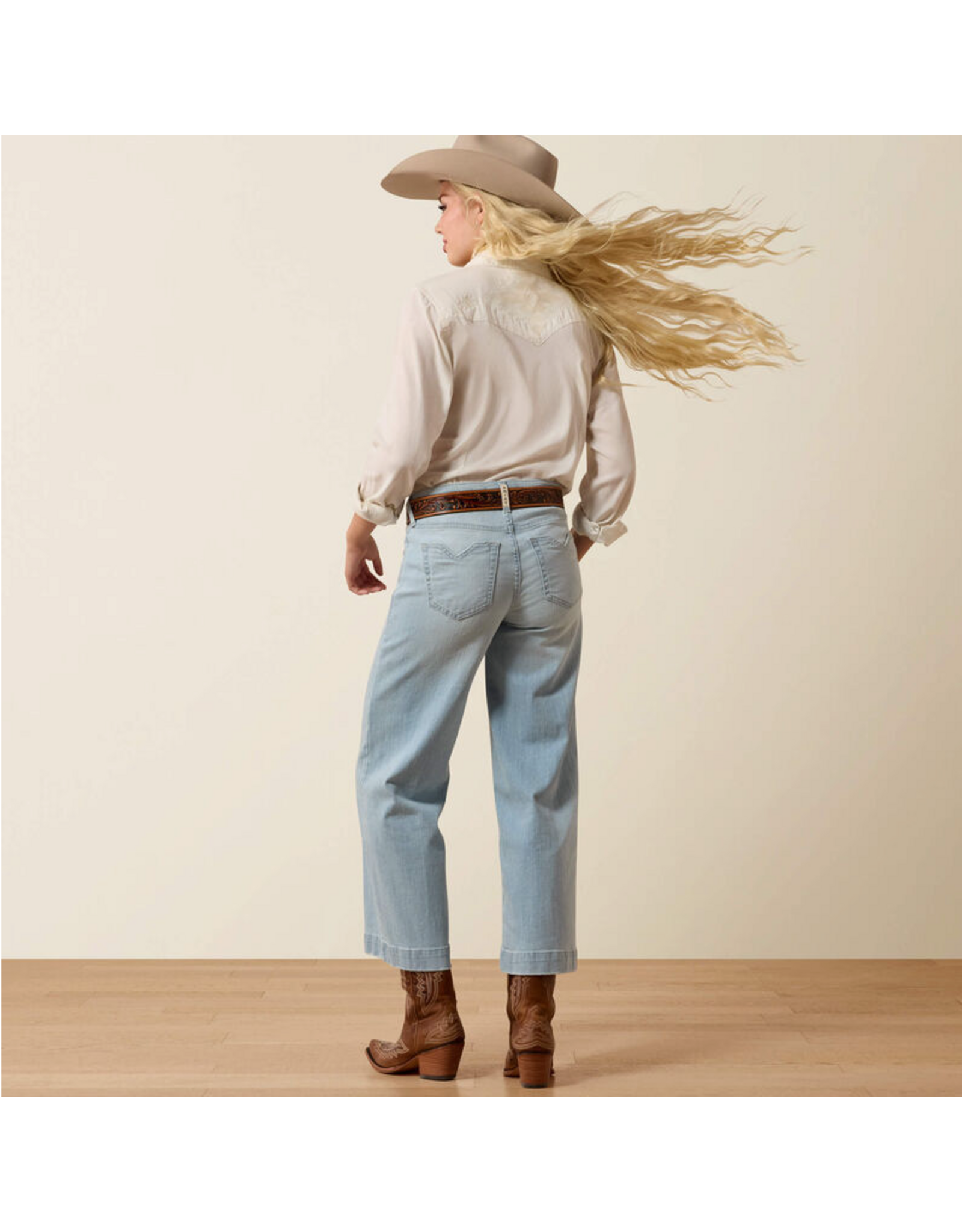 ARIAT JEANS WMS ARIAT CLARE CROP LIGHT