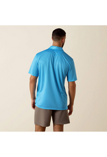 ARIAT SHIRT MNS ARIAT POLO BLUE GEO PRINT
