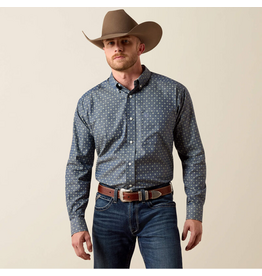 ARIAT SHIRT MNS ARIAT WALDEN CLASSIC FIT CHAMBRAY BLUE