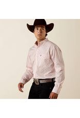 ARIAT SHIRT MNS ARIAT WALLY FITTED PINK GEO SQUARE