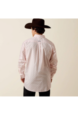 ARIAT SHIRT MNS ARIAT WALLY FITTED PINK GEO SQUARE