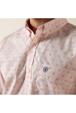 ARIAT SHIRT MNS ARIAT WALLY FITTED PINK GEO SQUARE