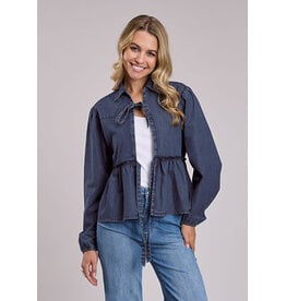 ROPER BLOUSE CROPPED WMS ROPER DENIM TIE