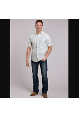 ROPER SHIRT MENS ROPER S/S CREAM FLORAL PRINT
