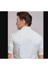 ROPER SHIRT MENS ROPER S/S CREAM FLORAL PRINT
