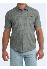 CINCH SHIRT MNS CINCH CAMP NAVY AND TAN FLORAL