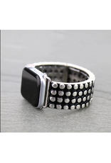 APPLE WATCH BAND WESTERN METAL BUBBLES ROWS OF 4