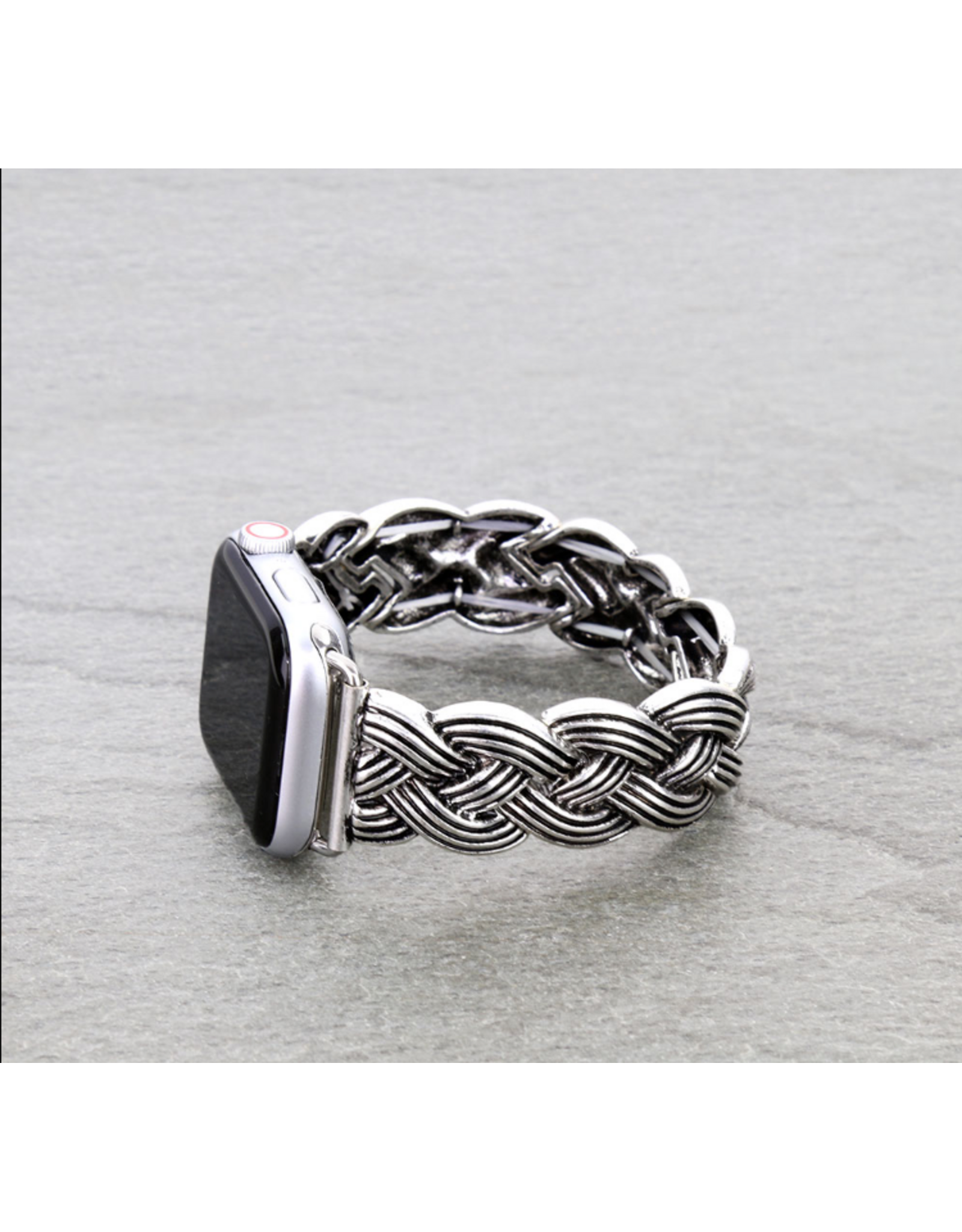 APPPLE WATCH BAND STRETCH BRAIDED METAL