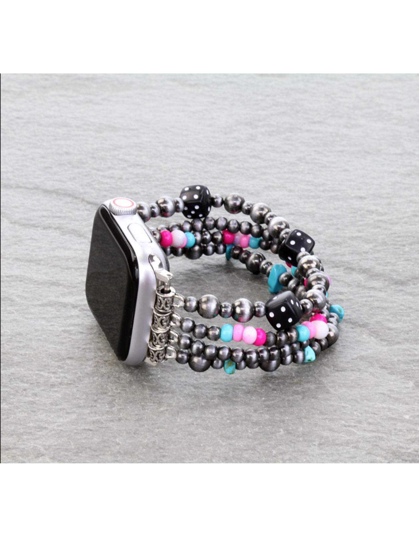 APPLE WATCH NAVAJO PEARL PINK WITH DICE