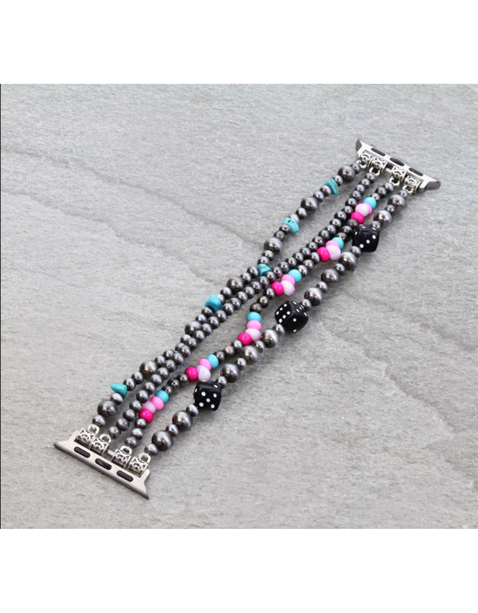 APPLE WATCH NAVAJO PEARL PINK WITH DICE