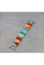 APPLE WATCH BAND 3 SET OF 3 MULTI COLOR STONES