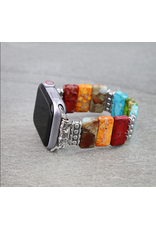 APPLE WATCH BAND 3 SET OF 3 MULTI COLOR STONES