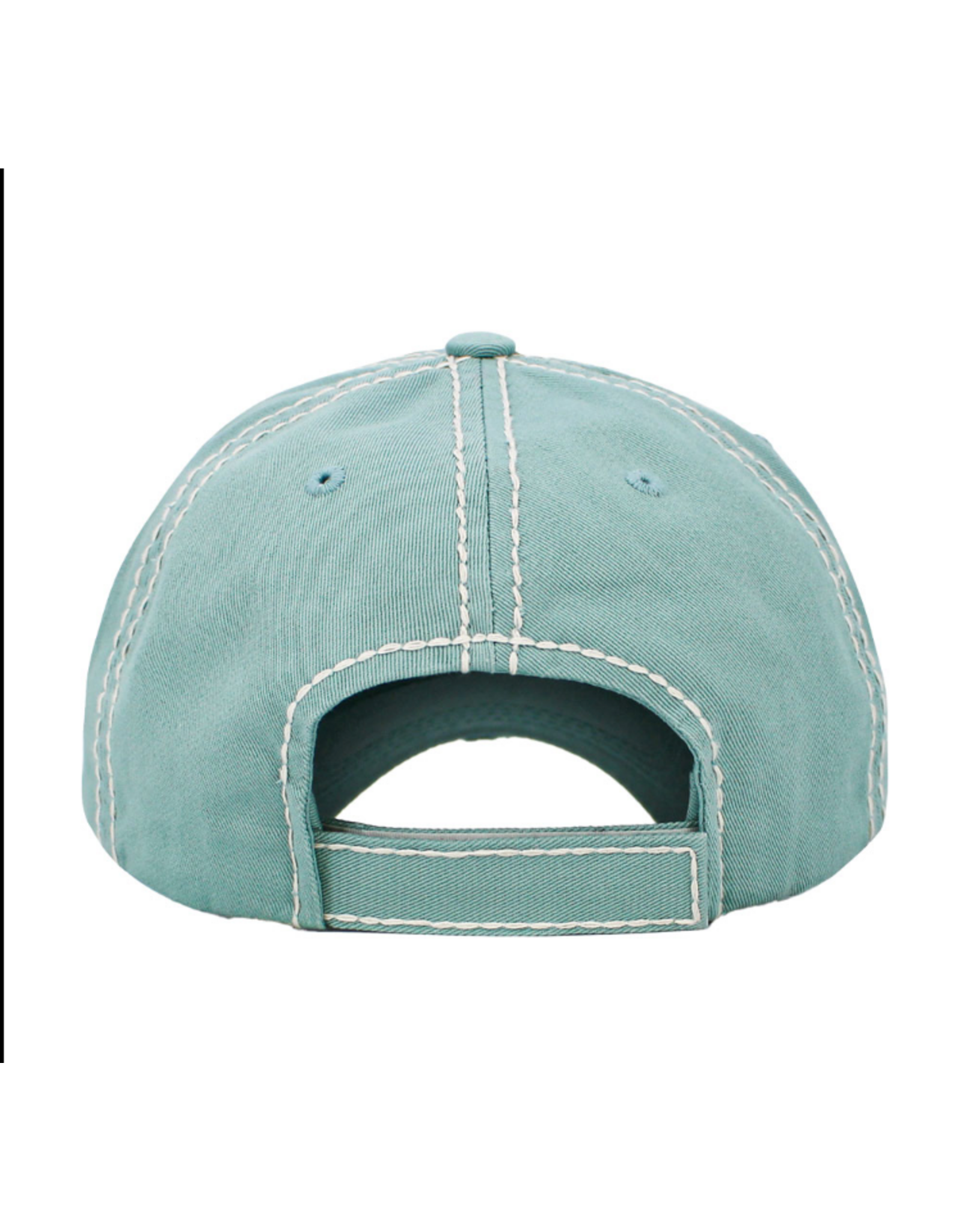 VINTAGE BALL CAP WALK BY FAITH BLUE