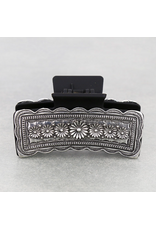 WESTERN CLAW CLIP METAL FLOWERS