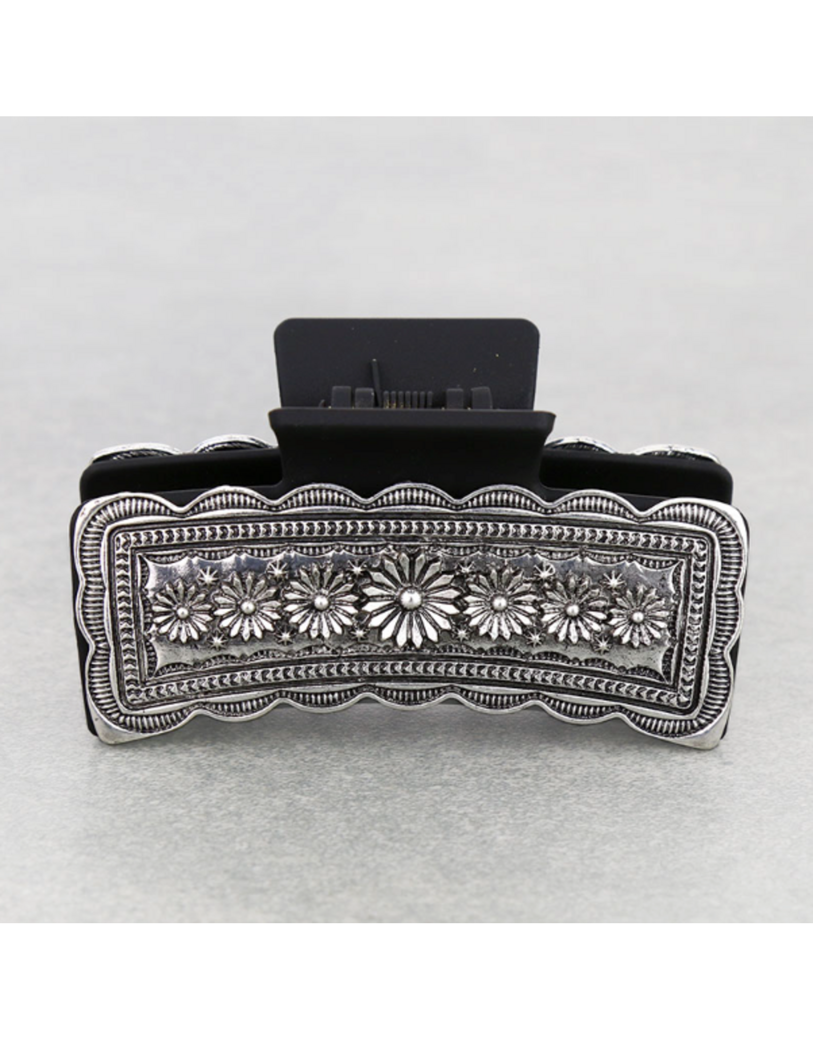 WESTERN CLAW CLIP METAL FLOWERS