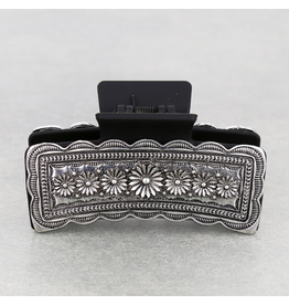 WESTERN CLAW CLIP METAL FLOWERS