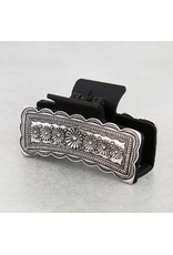WESTERN CLAW CLIP METAL FLOWERS