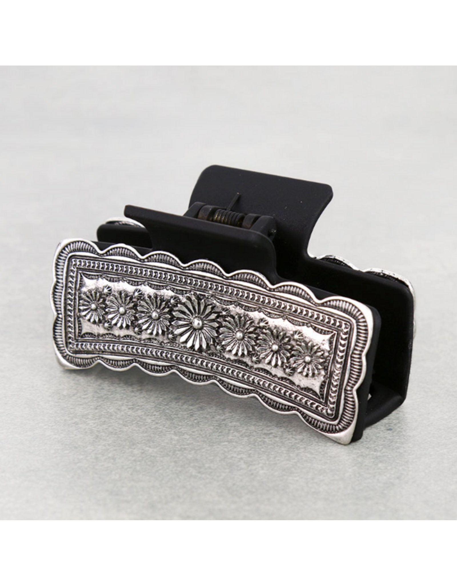 WESTERN CLAW CLIP METAL FLOWERS
