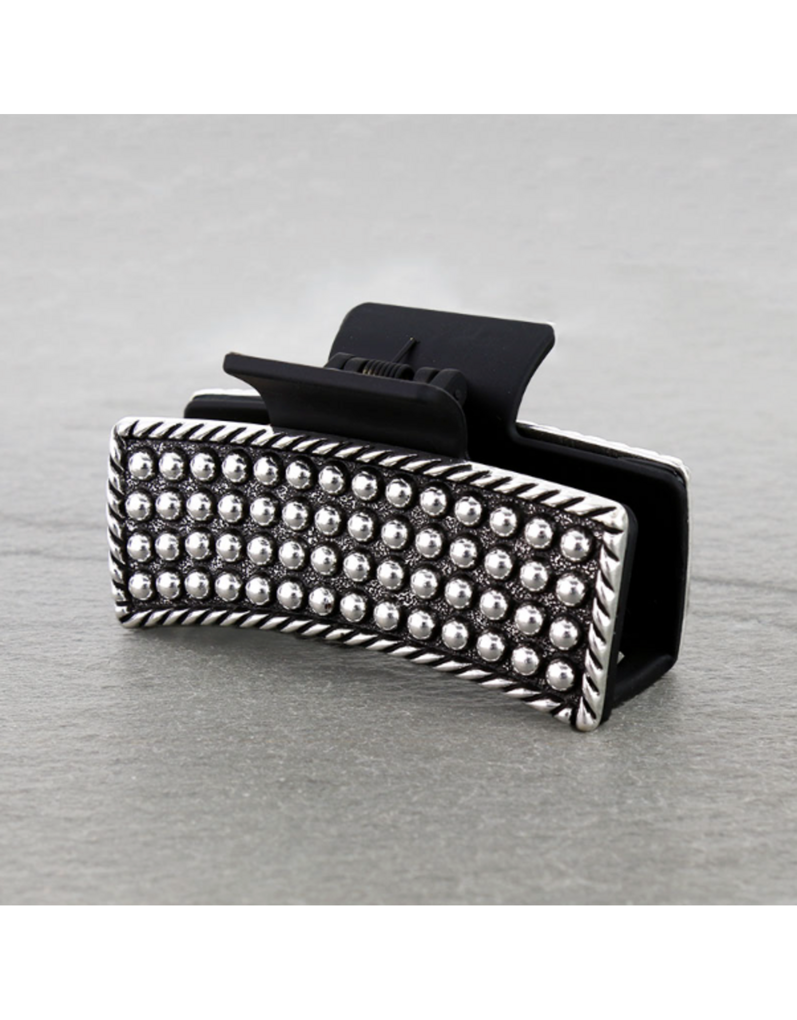 WESTERN HAIR CLAW CLIP METAL BUBBLE CIRCLES