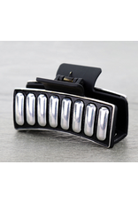 CLAW CLIP METAL RECTANGLE BUBBLES