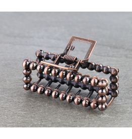 WESTERN HAIR CLAW CLIP NAVAJO PEARL BRONZE