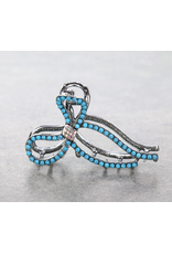 CLAW CLIP BOW NAVAJO PEARL