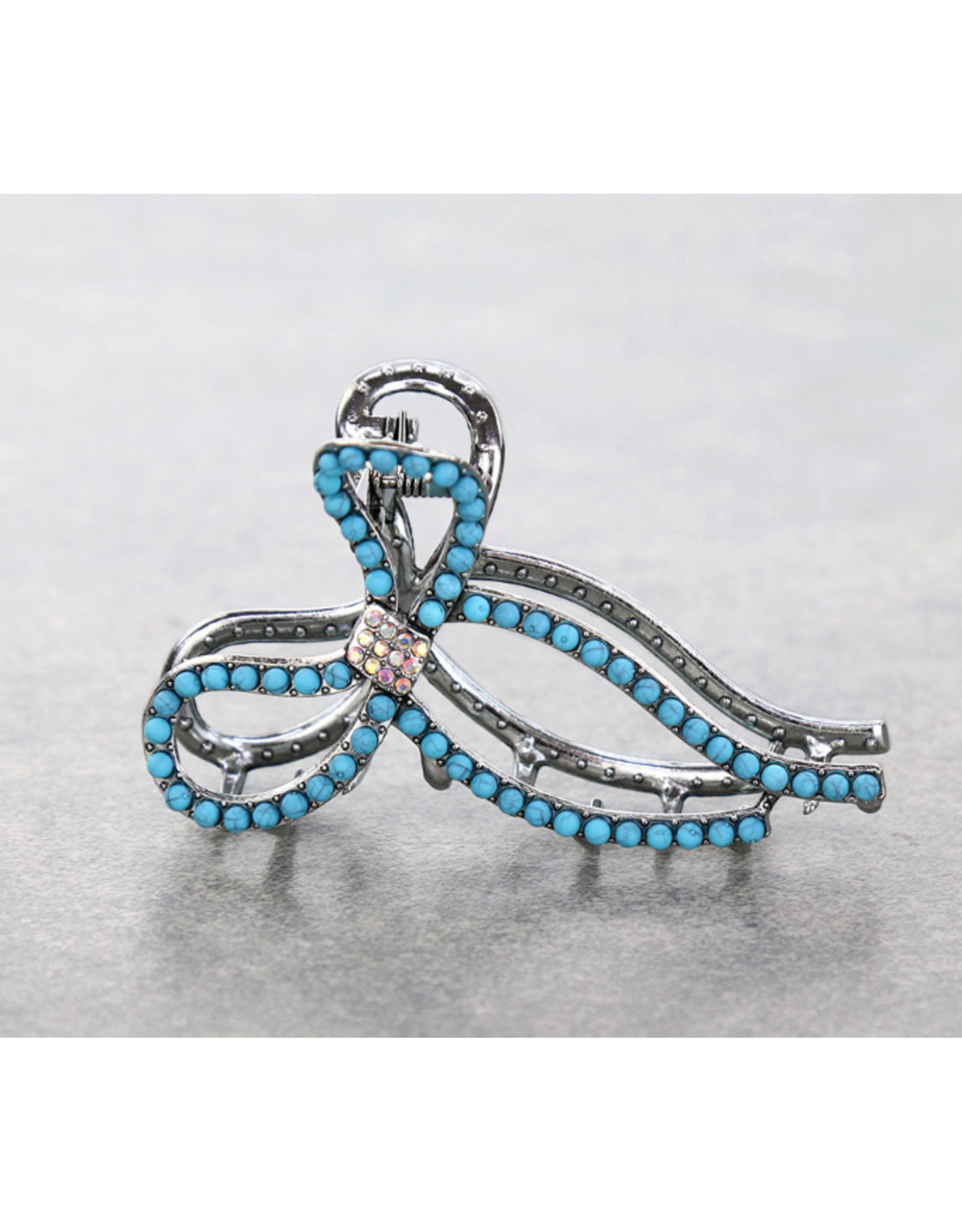 CLAW CLIP BOW NAVAJO PEARL