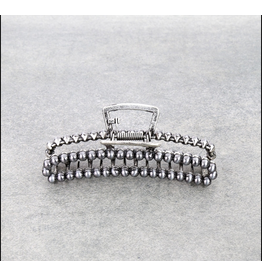 WESTERN CLAW CLIP METAL NAVAJO PEARL