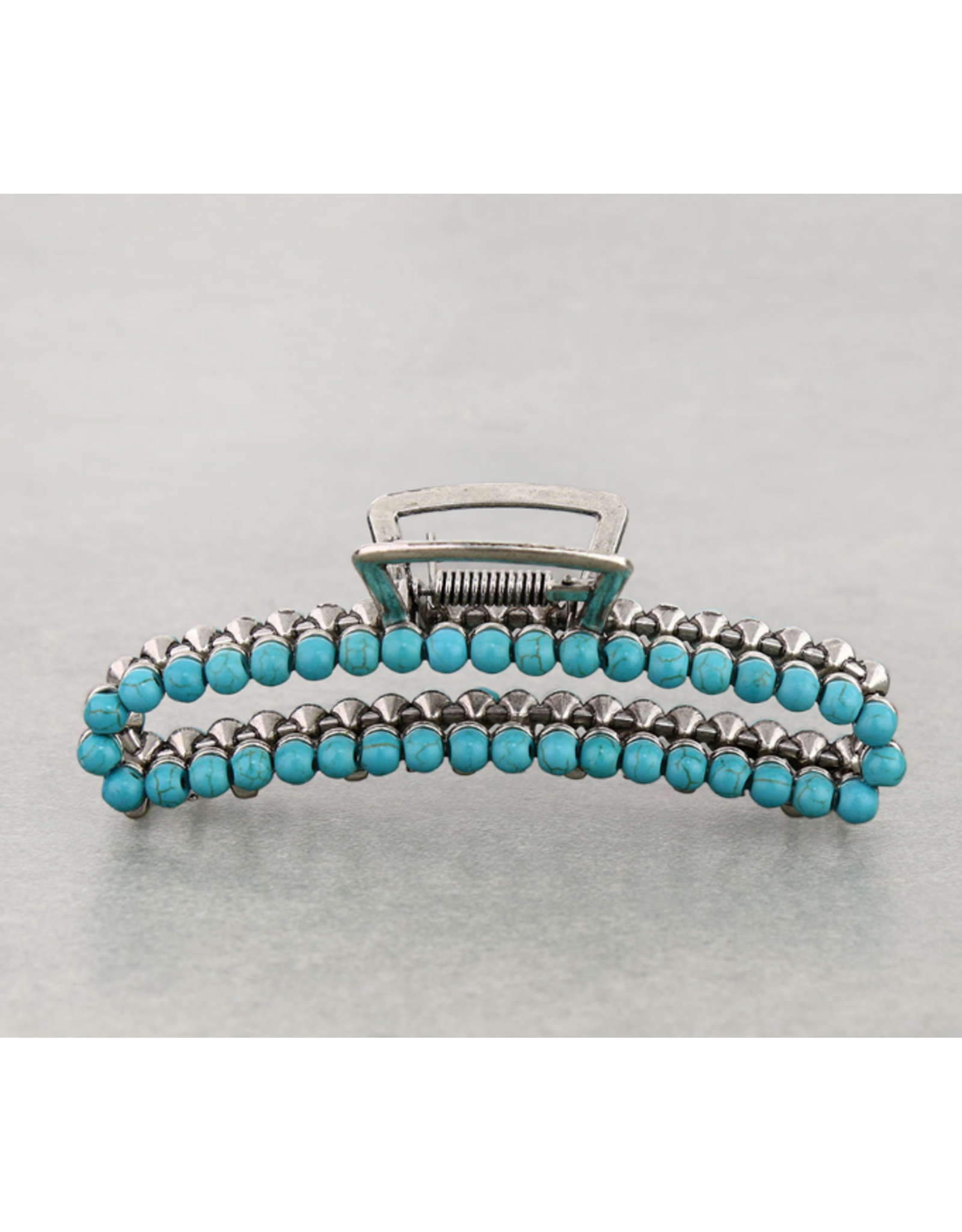 WESTERN CLAW CLIP METAL NAVAJO PEARL