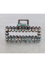 WESTERN CLAW CLIP NAVAJO PEARL 2.75"